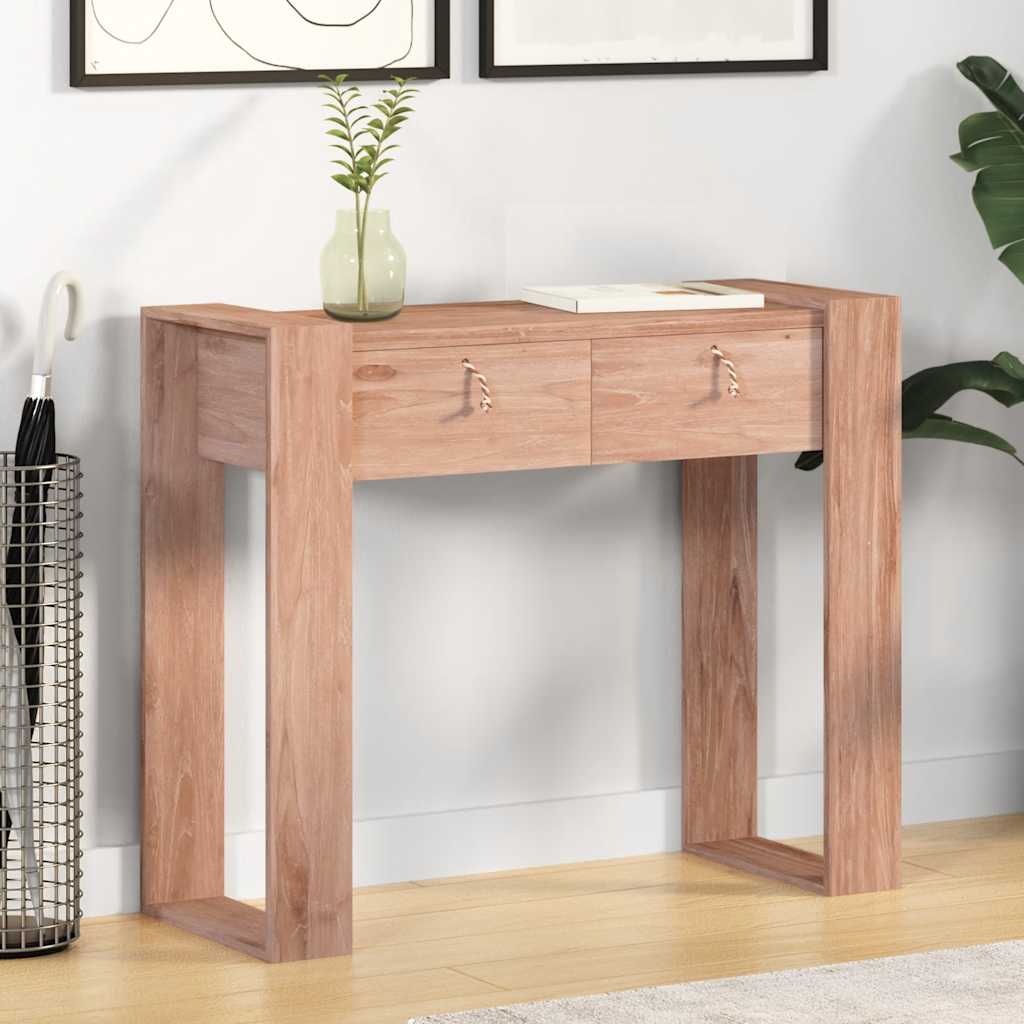 Τραπέζι Κονσόλα 90 x 35 x 75 εκ. από Μασίφ Ξύλο Teak