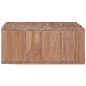 Τραπεζάκι Σαλονιού 70 x 70 x 30 εκ. από Μασίφ Ξύλο Teak - PAKOBAZAAR