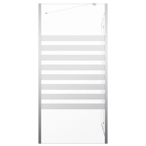 Καμπίνα Μπανιέρας 120x68x130 εκ. Ψημένο Γυαλί Ριγέ - PAKOBAZAAR