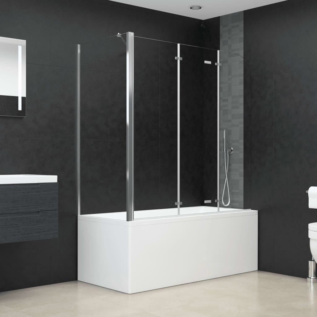 Καμπίνα Μπανιέρας Διαφανής 120 x 69 x 130 εκ. Ψημένο Γυαλί - PAKOBAZAAR