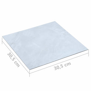 Πλάκες Δαπέδου 55 pcs Λευκός 5,11 τ.μ. PVC - Pakobazaar