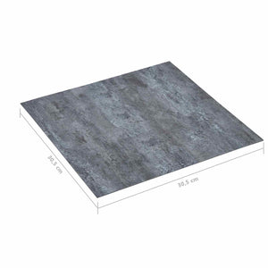 Πλάκες Δαπέδου 55 pcs Γκρι 5,11 τ.μ. PVC - Pakobazaar