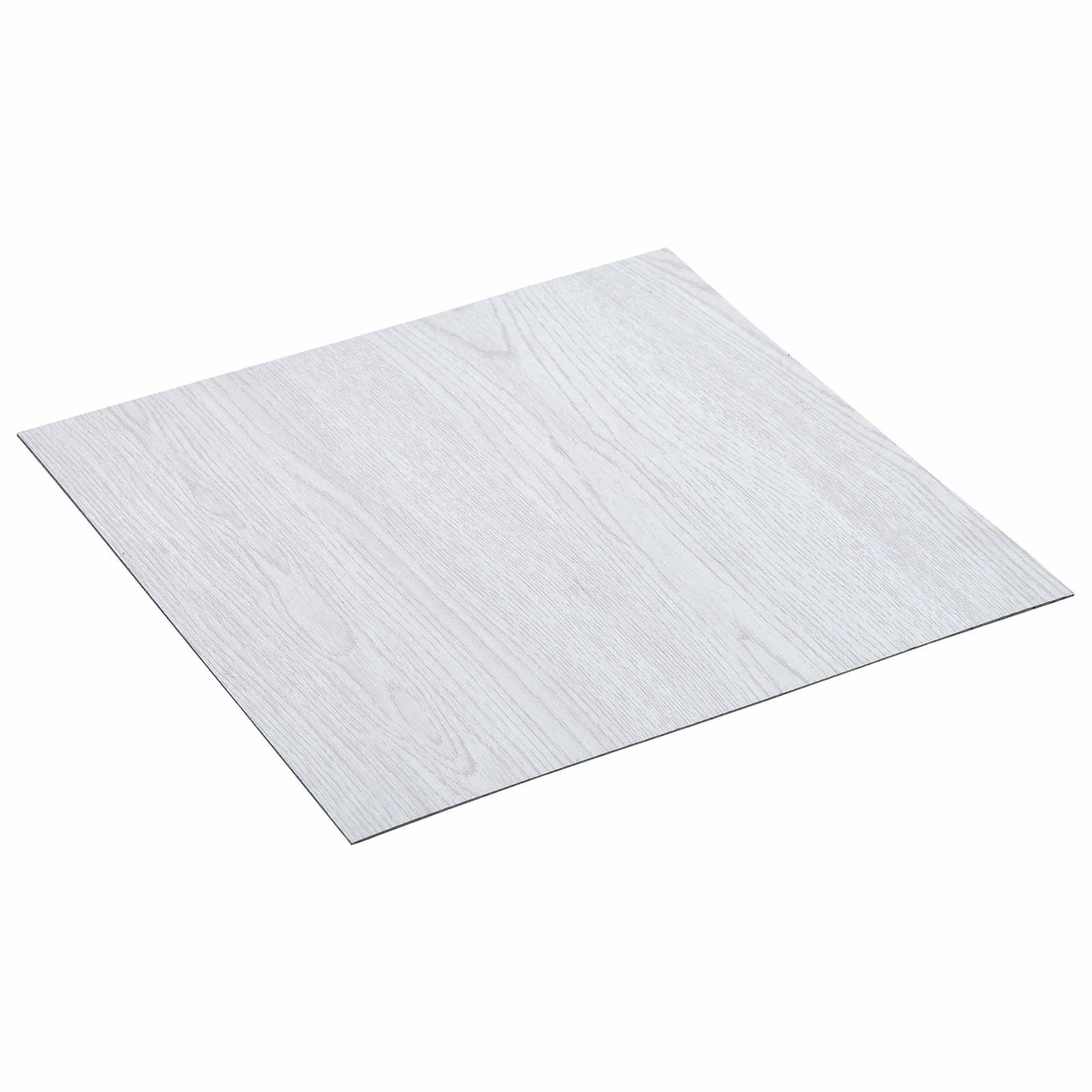 Πλάκες Δαπέδου 55 pcs Λευκός 5,11 τ.μ. PVC - Pakobazaar