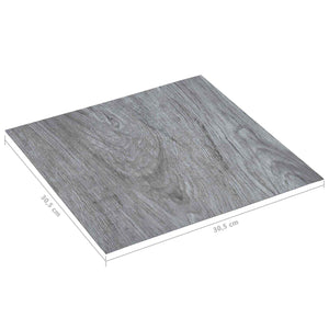 Πλάκες Δαπέδου 55 pcs Ανοιχτό γκρι 5,11 τ.μ. PVC - Pakobazaar
