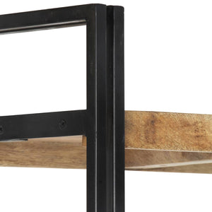 Βιβλιοθήκη με 5 Επίπεδα 90 x 30 x 180 εκ. από Μασίφ Ξύλο Μάνγκο - PAKOBAZAAR