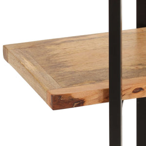 Βιβλιοθήκη με 4 Επίπεδα 160 x 35 x 160 εκ. Μασίφ Ξύλο Μάνγκο - PAKOBAZAAR
