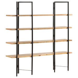 Βιβλιοθήκη με 4 Επίπεδα 160 x 35 x 160 εκ. Μασίφ Ξύλο Μάνγκο - PAKOBAZAAR