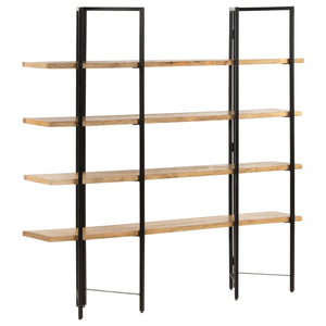Βιβλιοθήκη με 4 Επίπεδα 160 x 35 x 160 εκ. Μασίφ Ξύλο Μάνγκο - PAKOBAZAAR