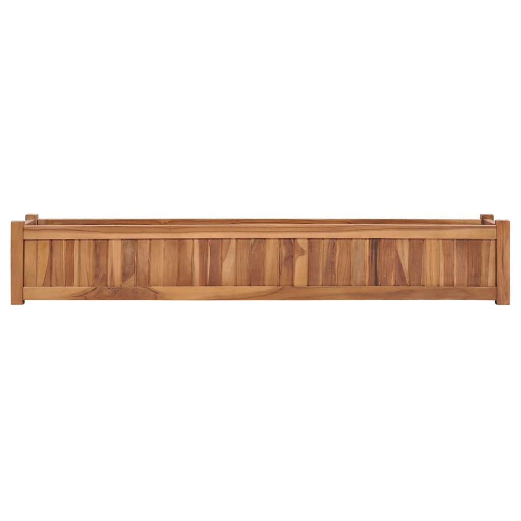 Ζαρντινιέρα Υπερυψωμένη 150 x 30 x 25 εκ. από Μασίφ Ξύλο Teak