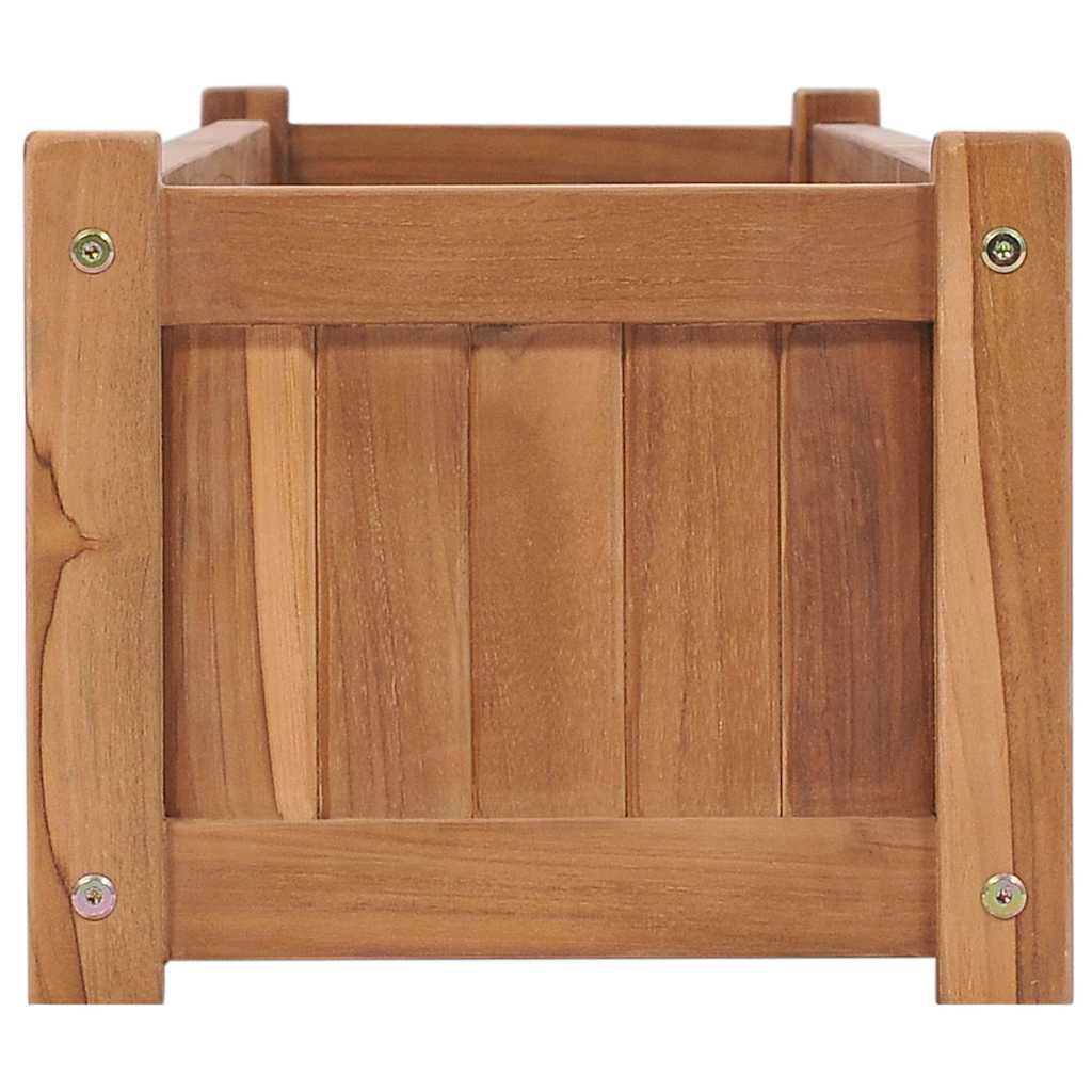 Ζαρντινιέρα Υπερυψωμένη 150 x 30 x 25 εκ. από Μασίφ Ξύλο Teak