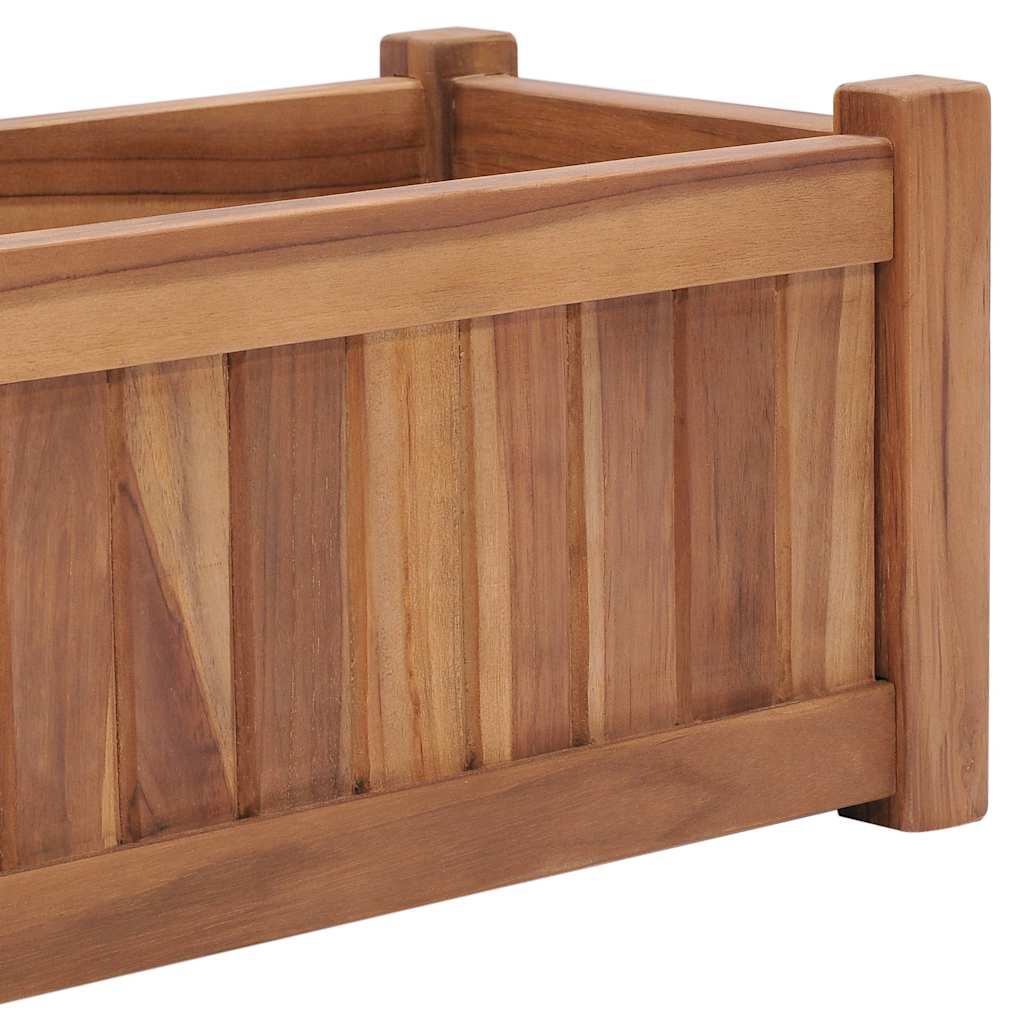 Ζαρντινιέρα Υπερυψωμένη 150 x 30 x 25 εκ. από Μασίφ Ξύλο Teak