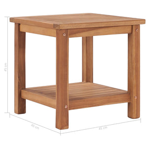 Τραπεζάκι Σαλονιού 45 x 45 x 45 εκ. από Μασίφ Ξύλο Teak - Pakobazaar