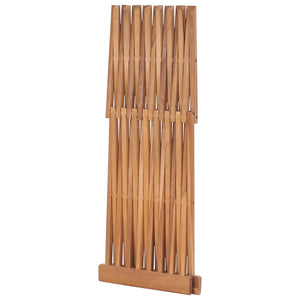 Σκαμπό Πτυσσόμενο 40 x 32 x 45 εκ. από Μασίφ Ξύλο Teak - Pakobazaar