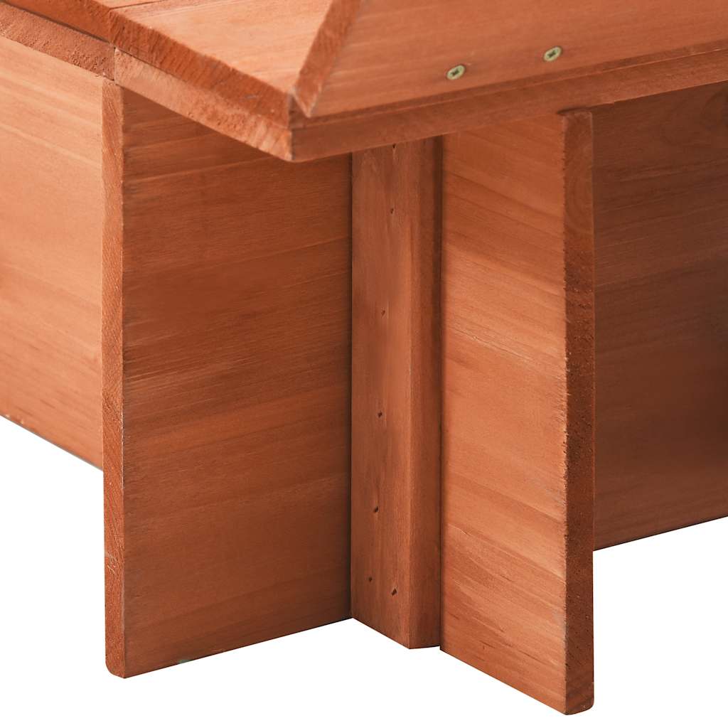 Αμμοδόχος με Οροφή 122 x 120 x 123 εκ. από Ξύλο Ελάτης