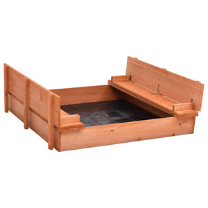 Αμμοδόχος 95 x 90 x 15 εκ. από Ξύλο Ελάτης - Pakobazaar