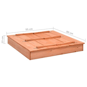 Αμμοδόχος 95 x 90 x 15 εκ. από Ξύλο Ελάτης - Pakobazaar