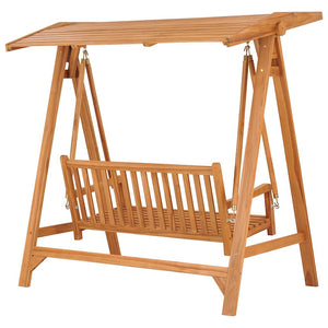 Κούνια Κήπου 170 εκ. από Μασίφ Ξύλο Teak - Pakobazaar