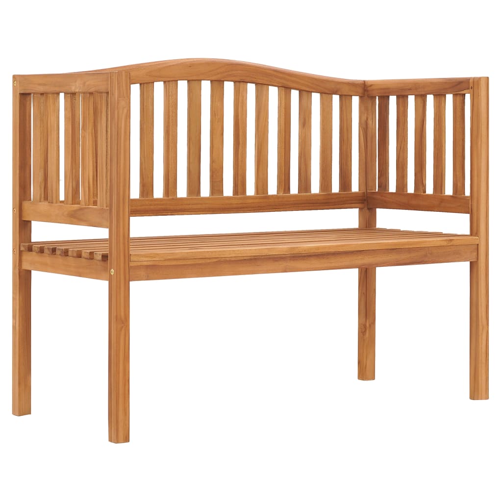 Παγκάκι Κήπου 120 εκ. από Μασίφ Ξύλο Teak - Pakobazaar