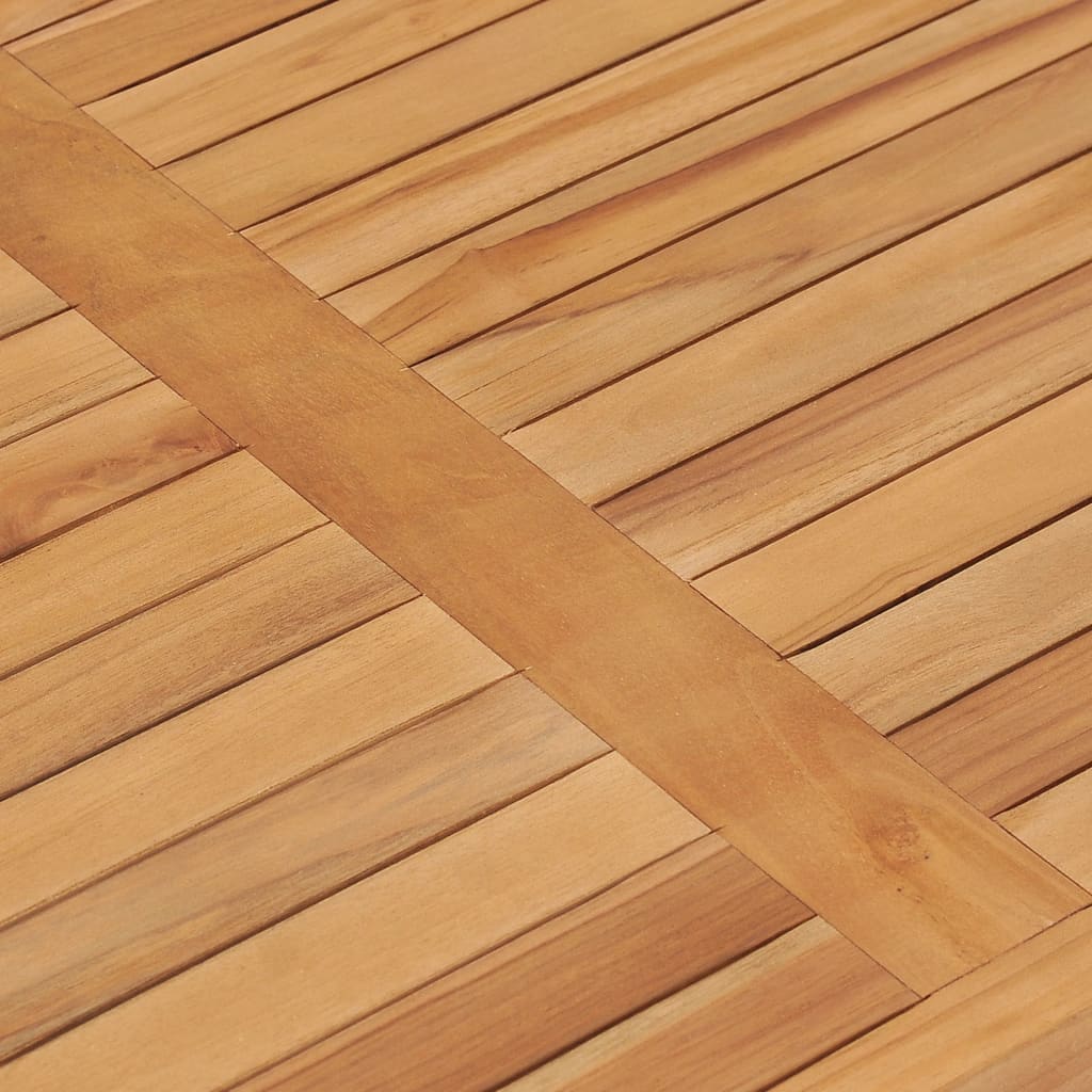 Τραπεζαρία Κήπου 120 x 70 x 77 εκ. από Μασίφ Ξύλο Teak