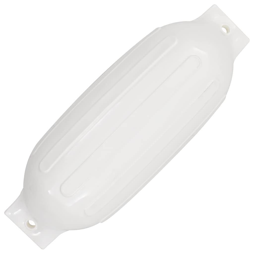 Προφυλακτήρες Σκάφους 2 τεμ. Λευκοί 69 x 21,5 εκ. από PVC