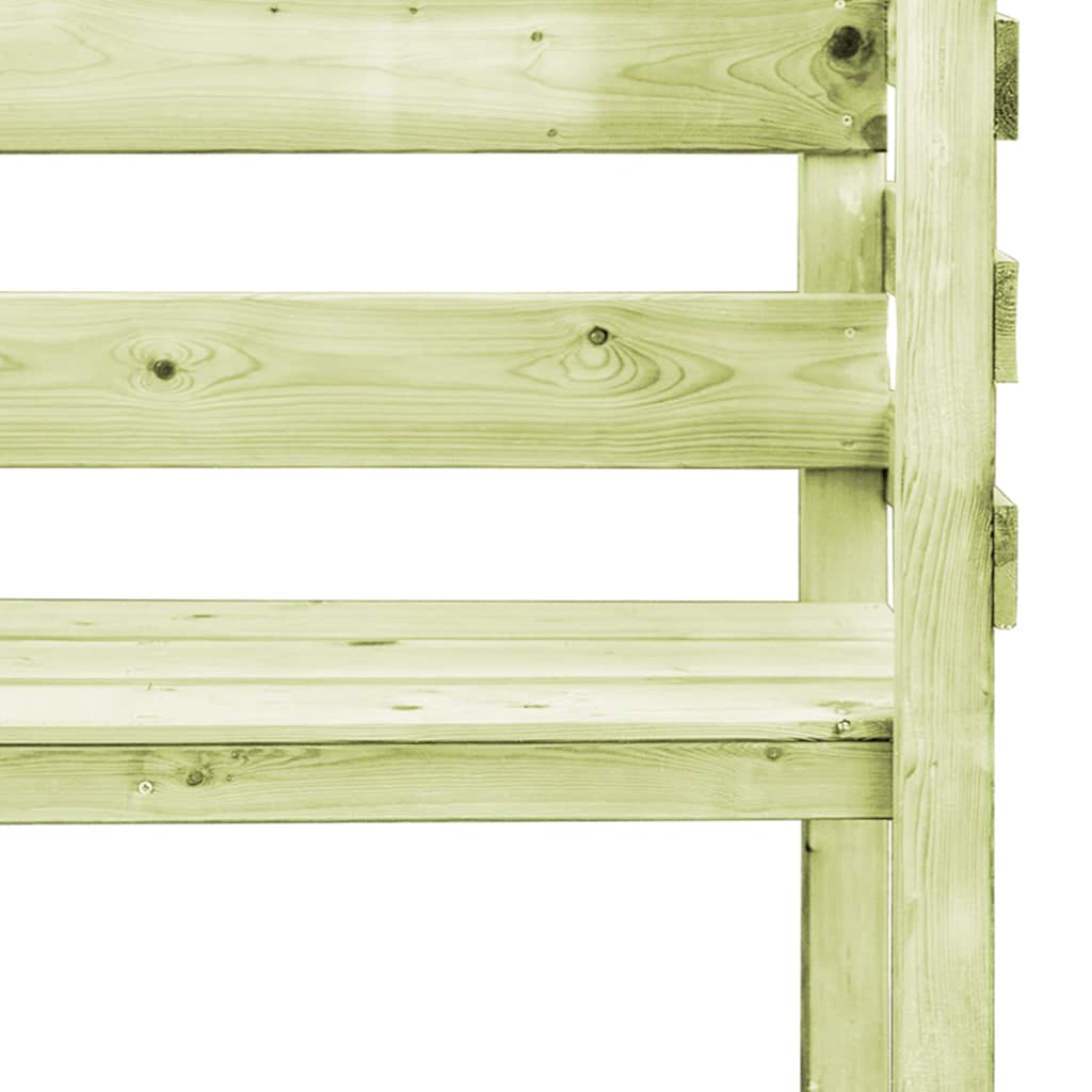 Πέργκολα Κήπου με Παγκάκι 130x60x230 εκ. Εμποτισμ. Ξύλο Πεύκου - Pakobazaar