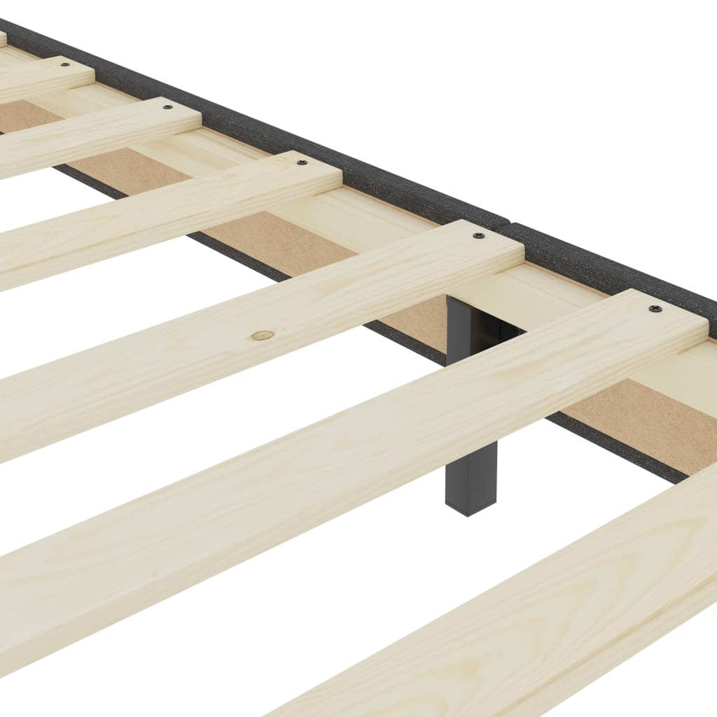 Πλαίσιο Κρεβατιού Boxspring Γκρι 80 x 200 εκ. Υφασμάτινο