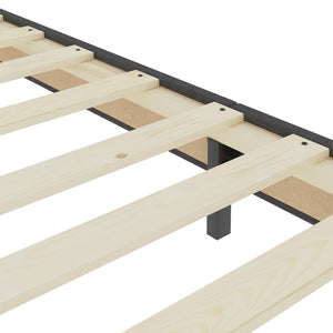 Πλαίσιο Κρεβατιού Boxspring Γκρι 80 x 200 εκ. Υφασμάτινο