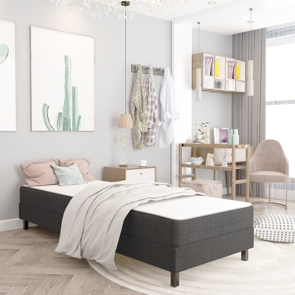 Πλαίσιο Κρεβατιού Boxspring Γκρι 80 x 200 εκ. Υφασμάτινο