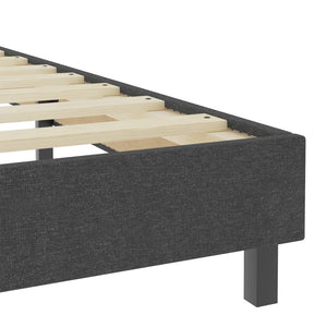 Πλαίσιο Κρεβατιού Boxspring Γκρι 90 x 200 εκ. Υφασμάτινο