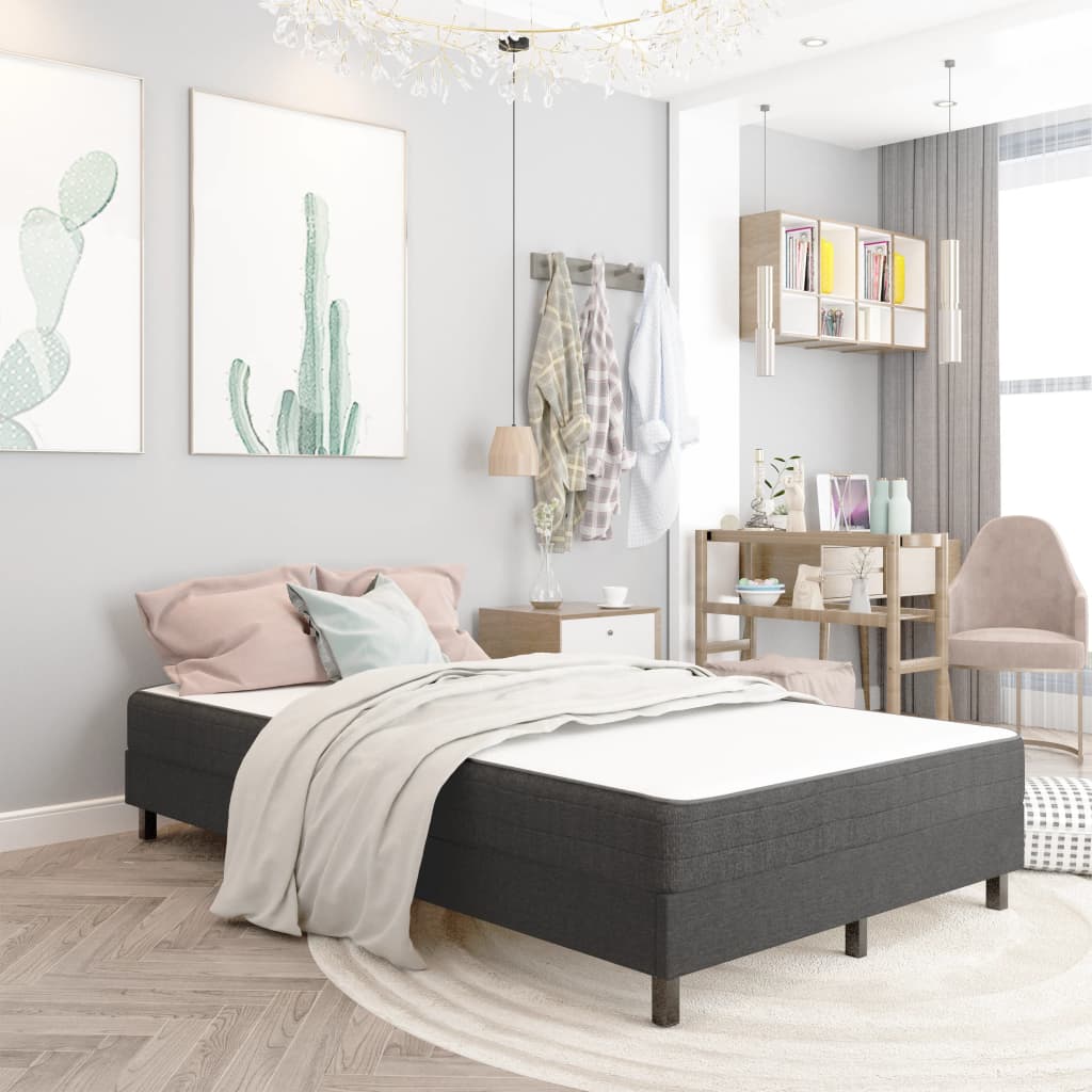 Πλαίσιο Κρεβατιού Boxspring Γκρι 120 x 200 εκ. Υφασμάτινο - PAKOBAZAAR