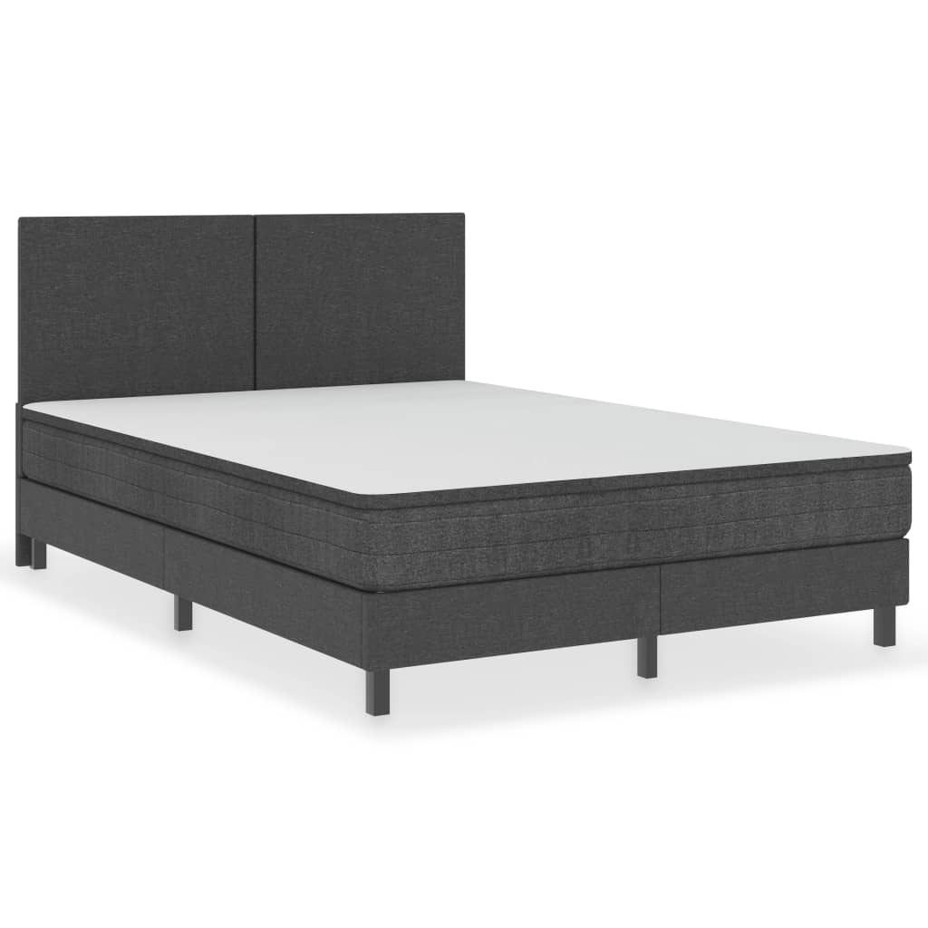 Πλαίσιο Κρεβατιού Boxspring Γκρι 160 x 200 εκ. Υφασμάτινο - Pakobazaar