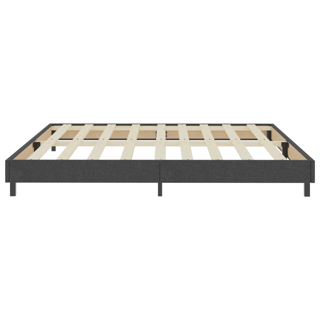 Πλαίσιο Κρεβατιού Boxspring Γκρι 200 x 200 εκ. Υφασμάτινο - Pakobazaar