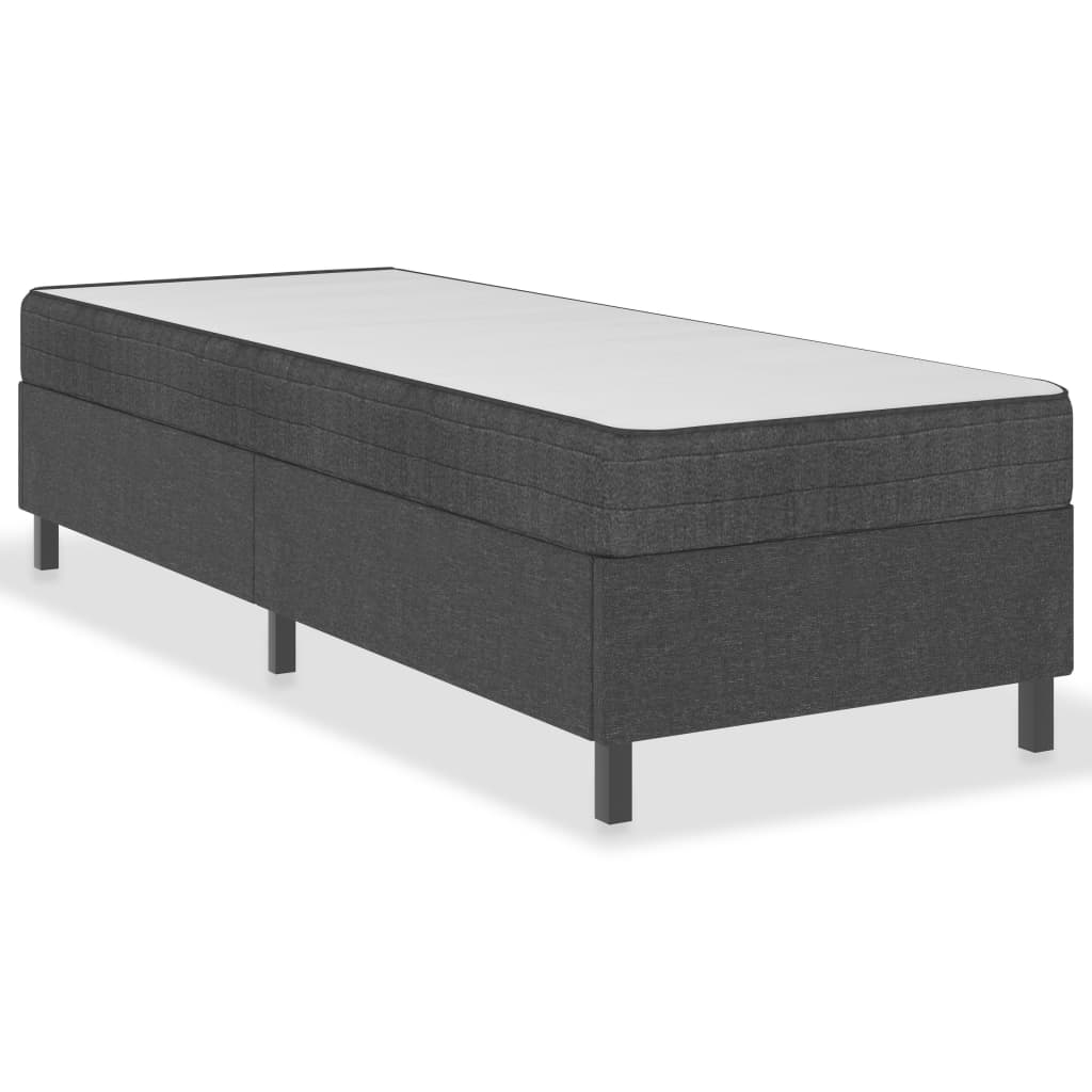 Πλαίσιο Κρεβατιού Boxspring Γκρι 90 x 200 εκ. Υφασμάτινο