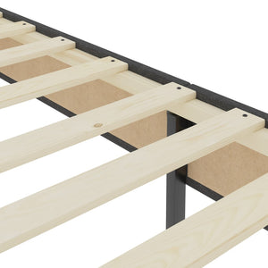 Πλαίσιο Κρεβατιού Boxspring Γκρι 100 x 200 εκ. Υφασμάτινο - PAKOBAZAAR