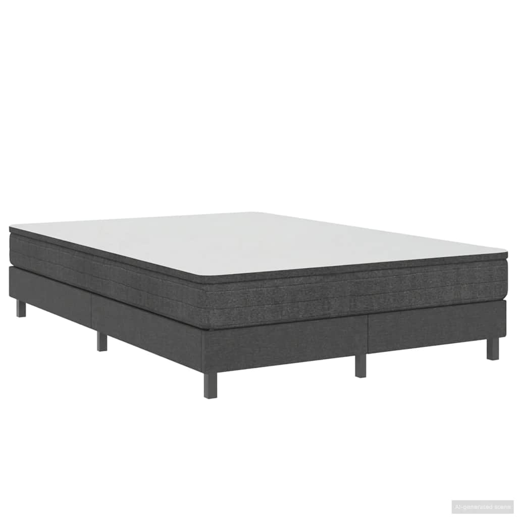 Πλαίσιο Κρεβατιού Boxspring Γκρι 160 x 200 εκ. Υφασμάτινο - Pakobazaar