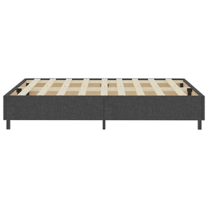 Πλαίσιο Κρεβατιού Boxspring Γκρι 160 x 200 εκ. Υφασμάτινο - Pakobazaar