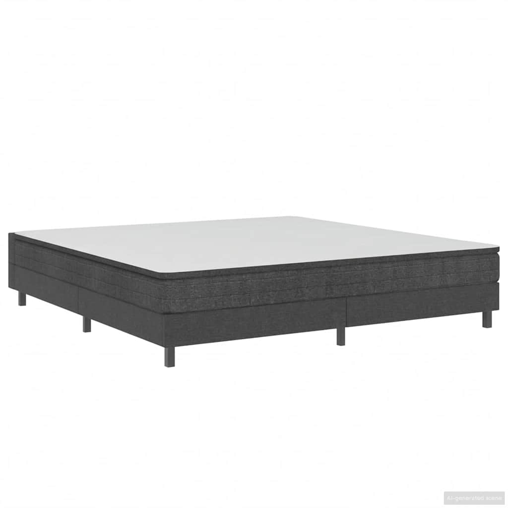 Πλαίσιο Κρεβατιού Boxspring Γκρι 180 x 200 εκ. Υφασμάτινο - Pakobazaar