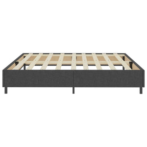 Πλαίσιο Κρεβατιού Boxspring Γκρι 200 x 200 εκ. Υφασμάτινο - Pakobazaar