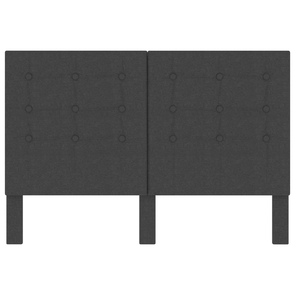 Καπιτονέ Κεφαλάρι Σκούρο Γκρι 140 x 200 εκ. Υφασμάτινο - PAKOBAZAAR