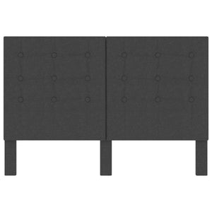 Καπιτονέ Κεφαλάρι Σκούρο Γκρι 140 x 200 εκ. Υφασμάτινο - PAKOBAZAAR