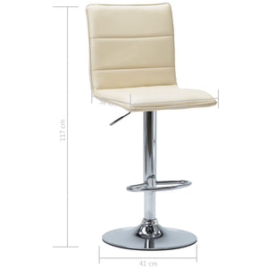 Σετ Επίπλων Μπαρ 3 Τεμαχίων Μαύρο από Συνθετικό Δέρμα
