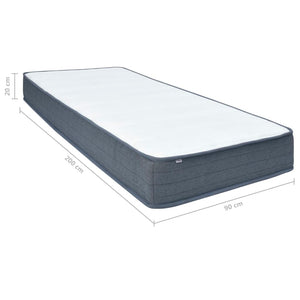 Στρώμα για Κρεβάτι Boxspring Μεσαίας Σκληρότητας 200 x 90 x 20 εκ. - PAKOBAZAAR