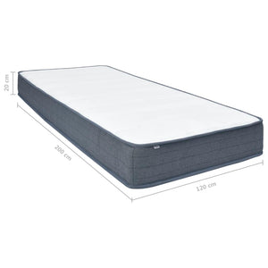 Στρώμα για Κρεβάτι Boxspring Μεσαίας Σκληρότητας 200 x 120 x 20 εκ. - PAKOBAZAAR
