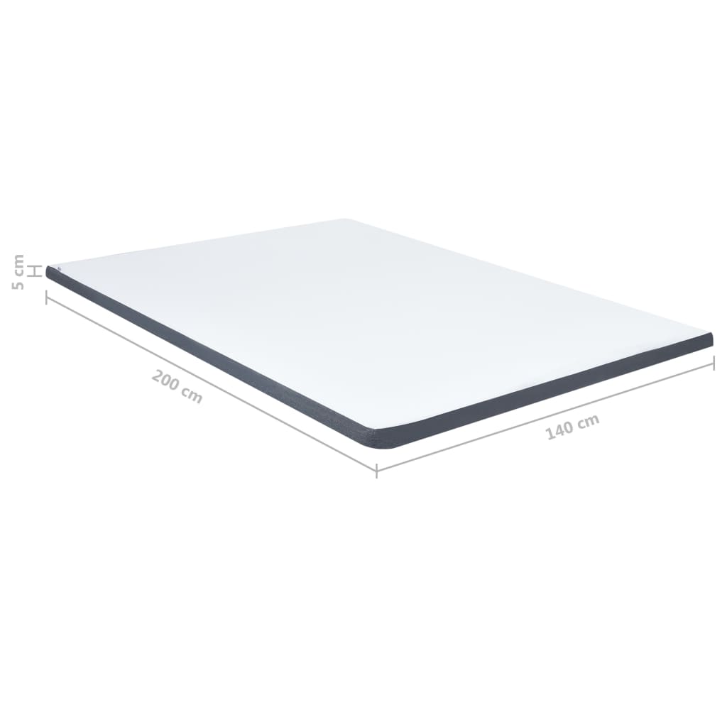 Ανώστρωμα για Κρεβάτι Boxspring 200 x 140 x 5 εκ. μέτριας απαλότητας - PAKOBAZAAR