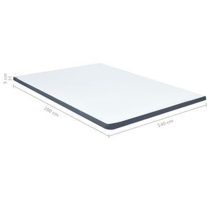 Ανώστρωμα για Κρεβάτι Boxspring 200 x 140 x 5 εκ. μέτριας απαλότητας - PAKOBAZAAR