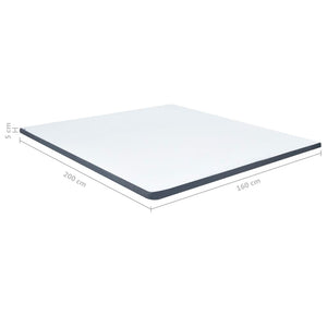 Ανώστρωμα για Κρεβάτι Boxspring 200 x 160 x 5 εκ. μέτριας απαλότητας - PAKOBAZAAR