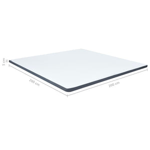 Ανώστρωμα για Κρεβάτι Boxspring 200 x 200 x 5 εκ. μέτριας απαλότητας - PAKOBAZAAR