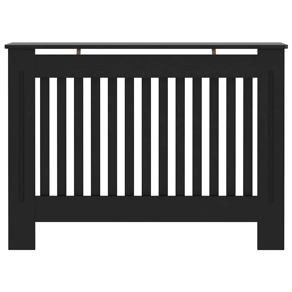 Κάλυμμα Καλοριφέρ Μαύρο 112 x 19 x 81,5 εκ. από MDF - PAKOBAZAAR