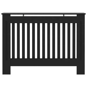Κάλυμμα Καλοριφέρ Μαύρο 112 x 19 x 81,5 εκ. από MDF - PAKOBAZAAR