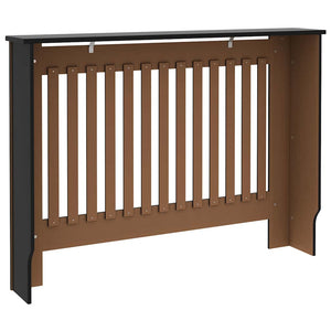 Κάλυμμα Καλοριφέρ Μαύρο 112 x 19 x 81,5 εκ. από MDF - PAKOBAZAAR
